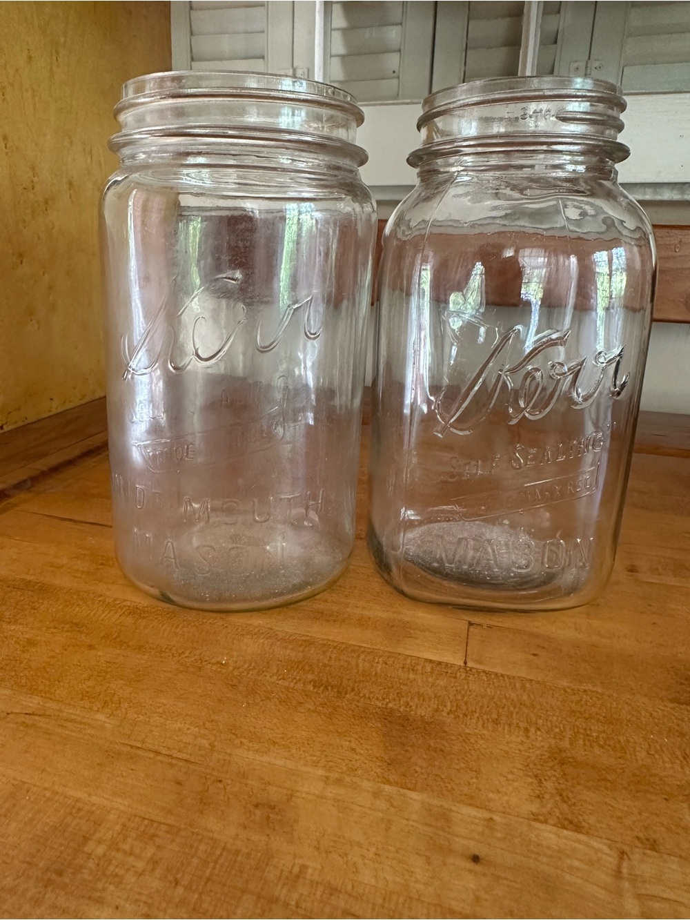 Vintage Kerr Quart Jars